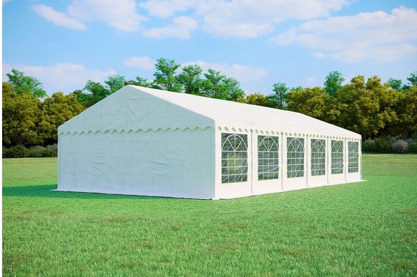 Namiot ogrodowy imprezowy 6x12m PREMIUM PVC trudnopalny - Biały