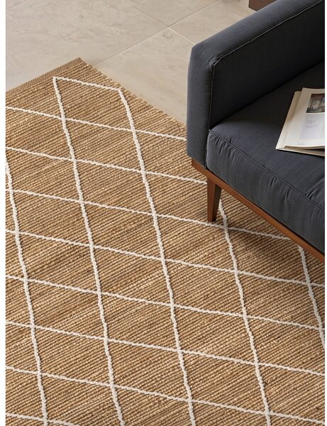 Dywan z juty tkany ręcznie w naturalnym kolorze 80x150 cm Kunu – Hanse Home