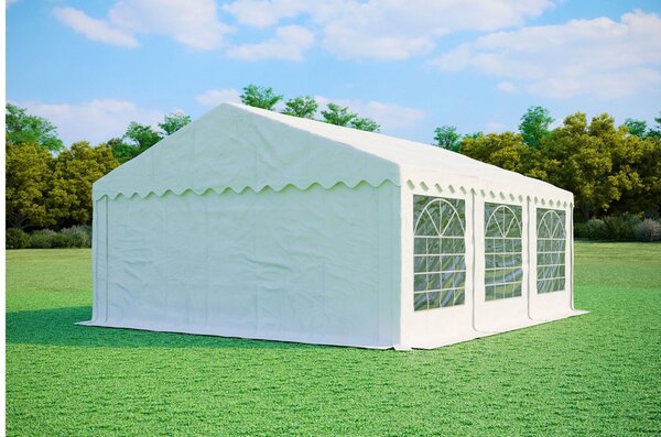 Namiot imprezowy 5x6m PREMIUM PVC trudnopalny - Biały