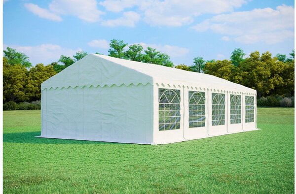 Namiot ogrodowy imprezowy 5x10m PREMIUM PVC trudnopalny - Biały