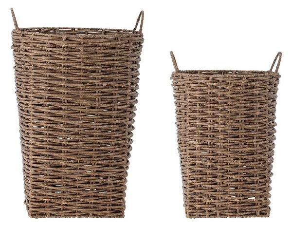 Osłonki na doniczki ze sztucznego rattanu zestaw 2 szt. ø 35 cm Cestina – Bloomingville