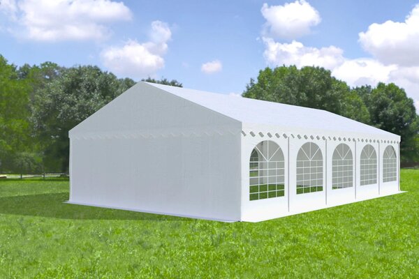 Namiot ogrodowy imprezowy 6x10m MAX 2m trudnopalny - Biały