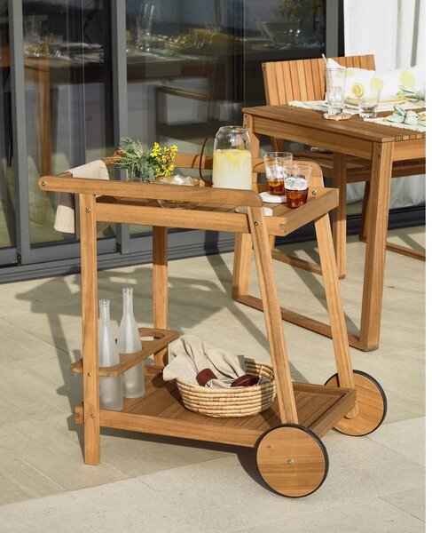 Barek z litego drewna akacjowego 55x73 cm Felisa – Kave Home