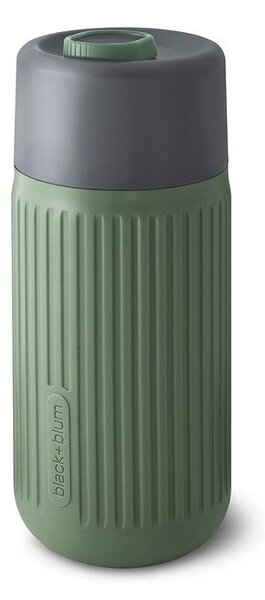 Zielony szklany kubek podróżny 340 ml – Black + Blum