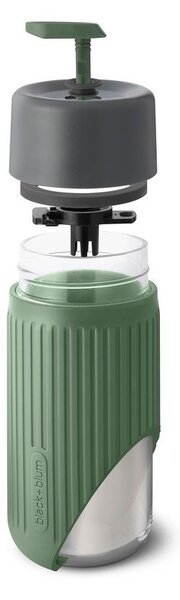 Zielony szklany kubek podróżny 340 ml – Black + Blum