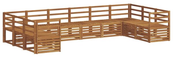 Zestaw mebli ogrodowych z litego drewna akacjowego - nowoczesny design i funkcjonalność