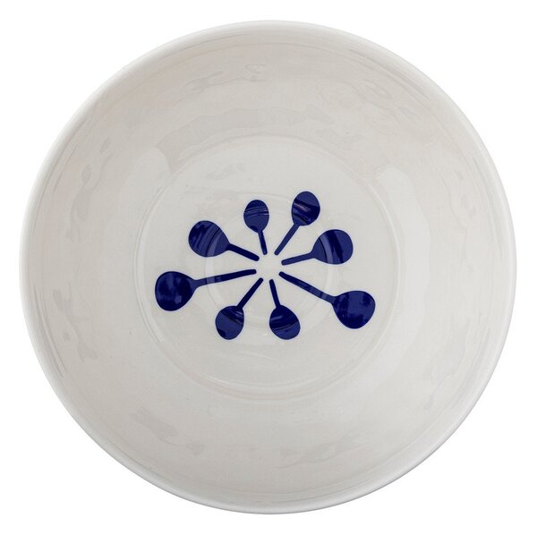 Biało-niebieska ceramiczna misa ø 28 cm Linora – Bloomingville