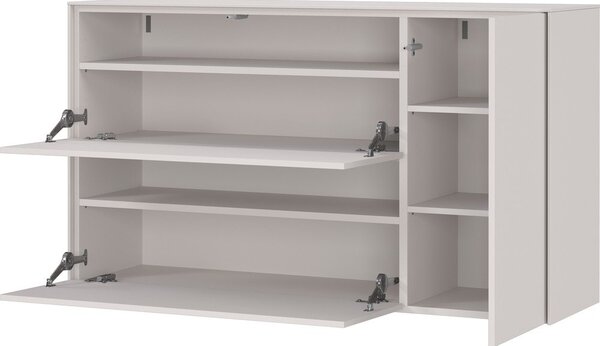 Kremowa wisząca szafka na buty 137x78x41 cm – Germania