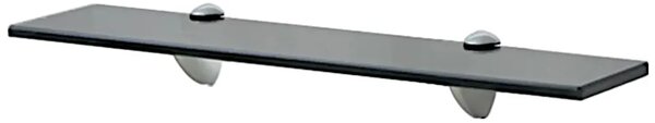 Solidna czarna półka szklana 50x20 cm D7-G66