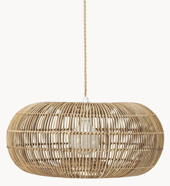 Ręcznie wykonana lampa wisząca z rattanu Zuri