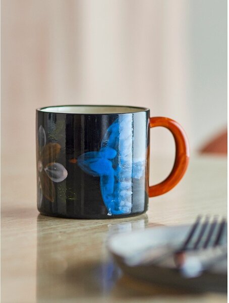 Czarno-beżowe kubki ceramiczne zestaw 2 szt. 300 ml Maricala – Bloomingville