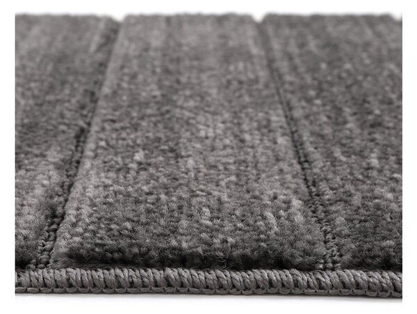 Antracytowe dywaniki łazienkowe zestaw 2 szt. 50x80 cm Yeni Cizgli – Foutastic