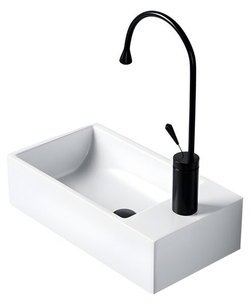 Umywalka nablatowa HYDROSAN LUCY-WH-405 Prostokątny Biały