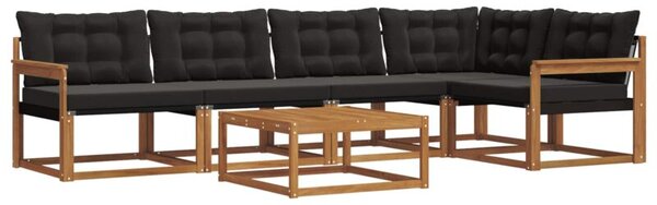 Zestaw mebli ogrodowych z drewna akacjowego - nowoczesny i funkcjonalny design