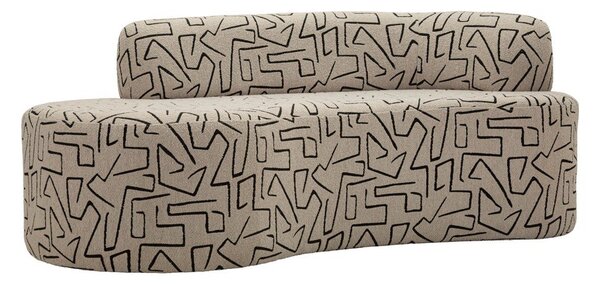 Beżowa sofa z materiału bouclé 176 cm Nairobi – Mauro Ferretti