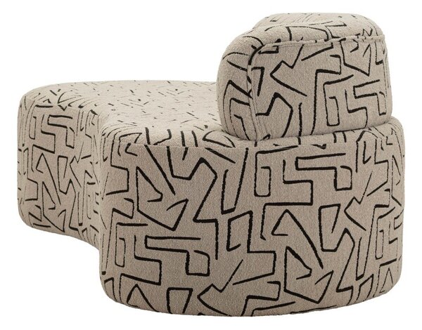Beżowa sofa z materiału bouclé 176 cm Nairobi – Mauro Ferretti
