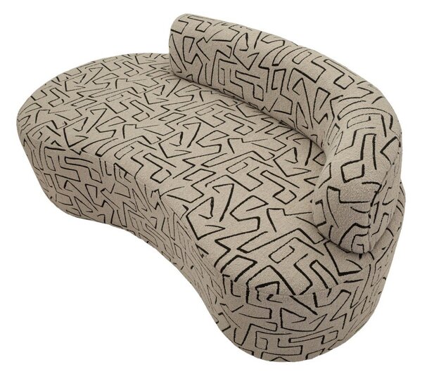 Beżowa sofa z materiału bouclé 176 cm Nairobi – Mauro Ferretti
