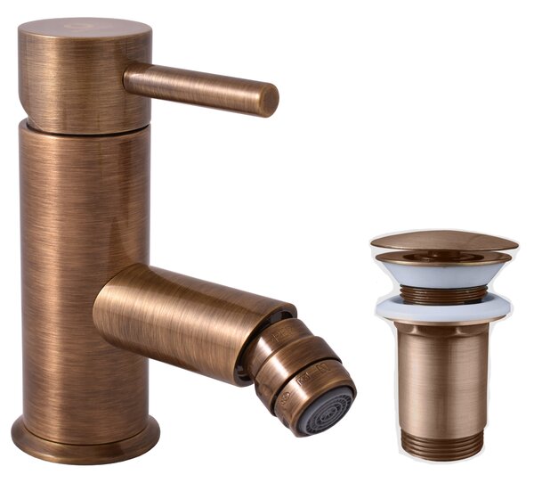 Slezák-RAV Bateria bidetowa SEINA - stary mosidz SE945.0KSM Kolor: stary mosidz, Wymiar: 3/8''