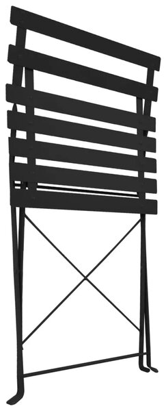 Zestaw czarnych metalowych mebli ogrodowych B3-E28