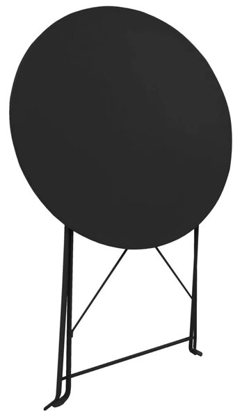 Zestaw czarnych metalowych mebli ogrodowych B3-E28