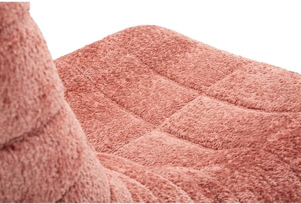Różowy worek do siedzenia z materiału bouclé Mask – Mauro Ferretti