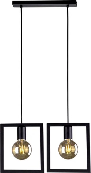 Podwójna geometryczna lampa wisząca - S097 B9-R38