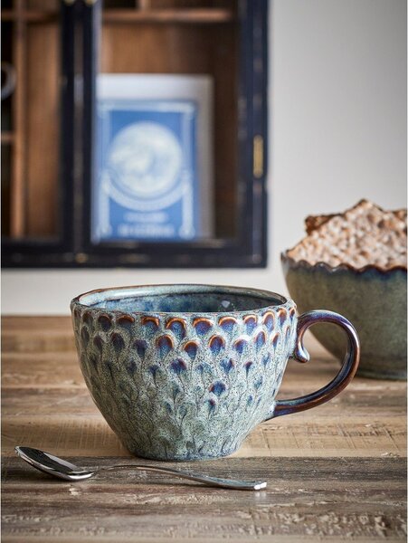 Szare filiżanki ceramiczne zestaw 4 szt. 365 ml Katrina – Bloomingville