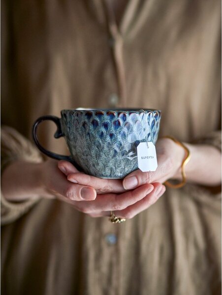 Szare filiżanki ceramiczne zestaw 4 szt. 365 ml Katrina – Bloomingville