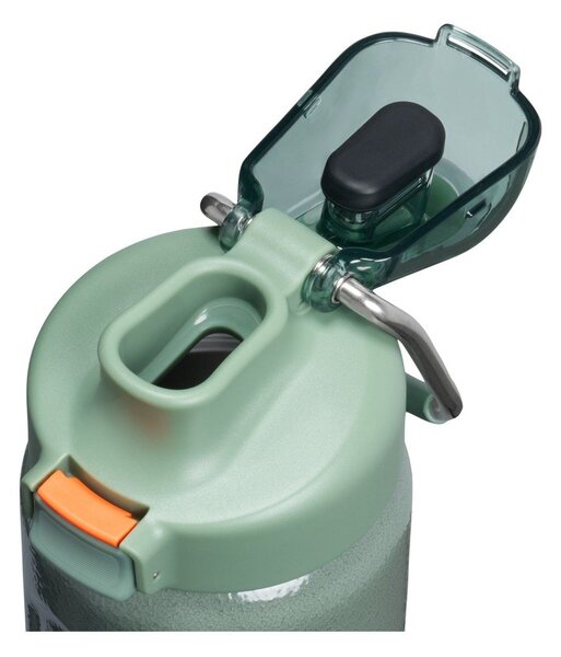 Zielona podróżna butelka ze stali nierdzewnej 470 ml Wellspring Bottle Hammertone Green – Stanley