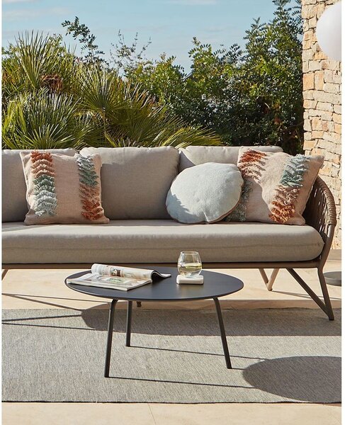 Czarny stolik Kave Home Ulrich, ⌀ 70 cm