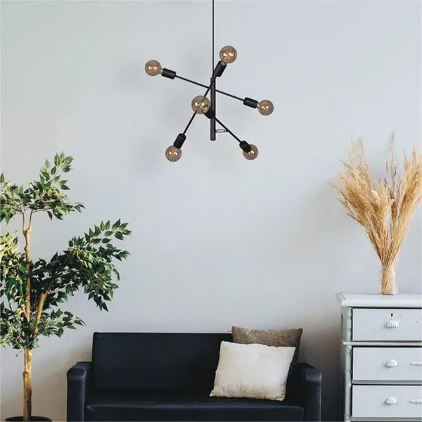Lampa wisząca ruchome patyki - 3X S138 B3-E44
