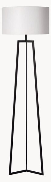 Lampa podłogowa z lnianym kloszem Falco