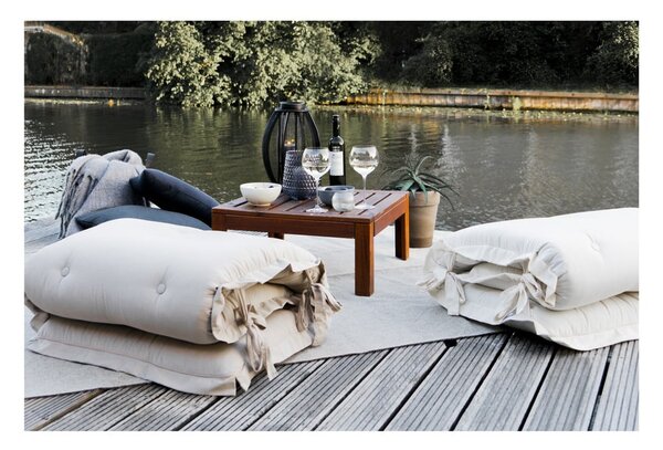 Ciemnoszary wielofunkcyjny futon odpowiedni na zewnątrz Karup Design OUT™ Sit&Sleep Dark Grey