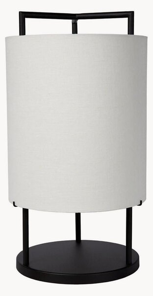 Lampa stołowa z lnianym kloszem Palomino