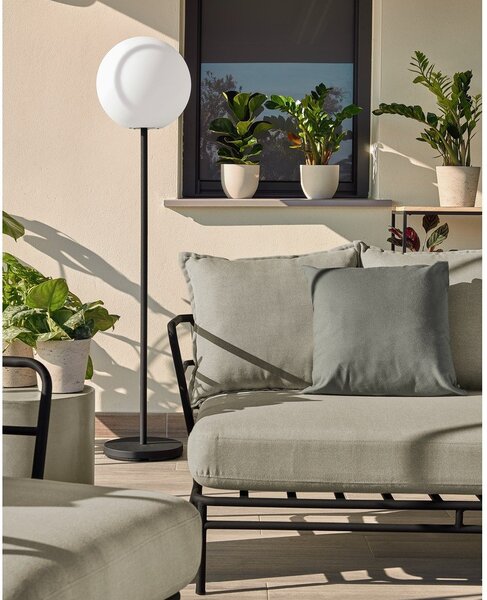 Beżowa sofa ogrodowa z metalową konstrukcją Kave Home Mareluz
