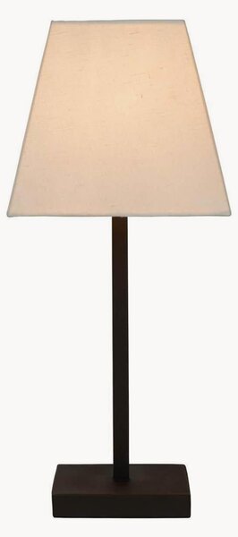 Lampa stołowa z lnianym kloszem Buranella