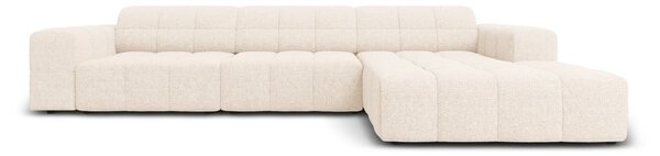 Kremowy narożnik (prawostronny) Chicago – Cosmopolitan Design