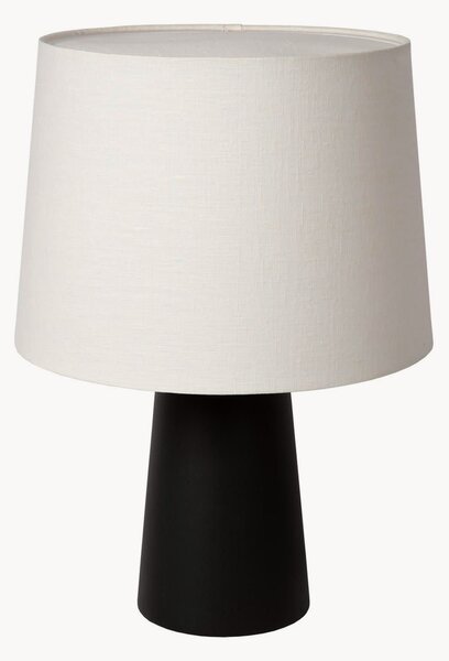 Lampa stołowa z lnianym kloszem i funkcją przyciemniania Frieda