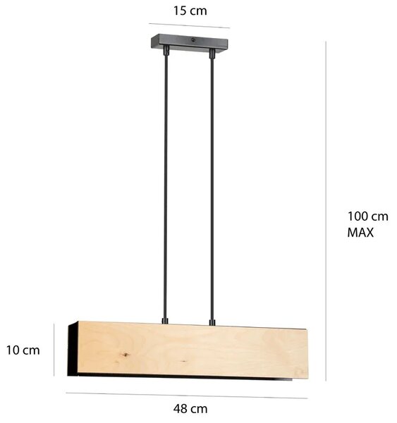 Biała wisząca lampa nad stół - D003 W9-G35