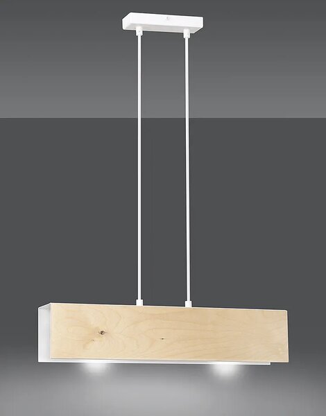 Biała wisząca lampa nad stół - D003 W9-G35