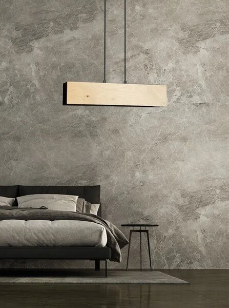 Czarna wisząca lampa sufitowa - 4X D003 C9-Z62