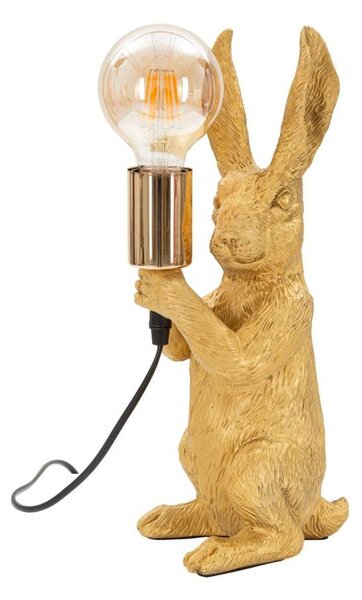Lampa stołowa w kolorze złota (wysokość 35,5 cm) Rubbit – Mauro Ferretti