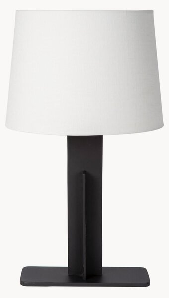 Lampa stołowa z lnianym kloszem Lulu