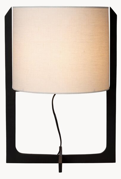 Lampa stołowa z lnianym kloszem Obidos