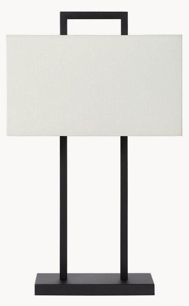 Lampa stołowa z lnianym kloszem Matera