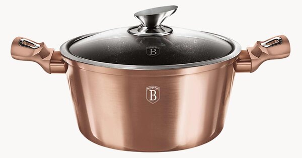 Garnek z pokrywką Metallic Line Rose Gold Edition