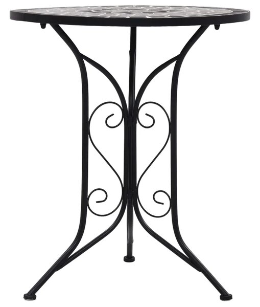 3-cz. szary ceramiczny zestaw mebli bistro K4-G75