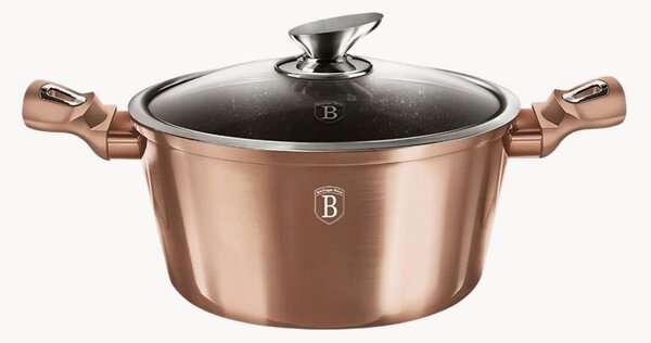 Garnek z pokrywką Metallic Line Rose Gold Edition