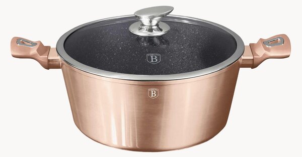 Garnek z pokrywką Metallic Line Rose Gold Edition