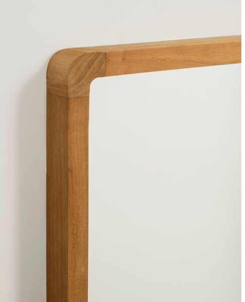 Lustro z drewnianą ramą ścienne 45x70 cm Shamel – Kave Home